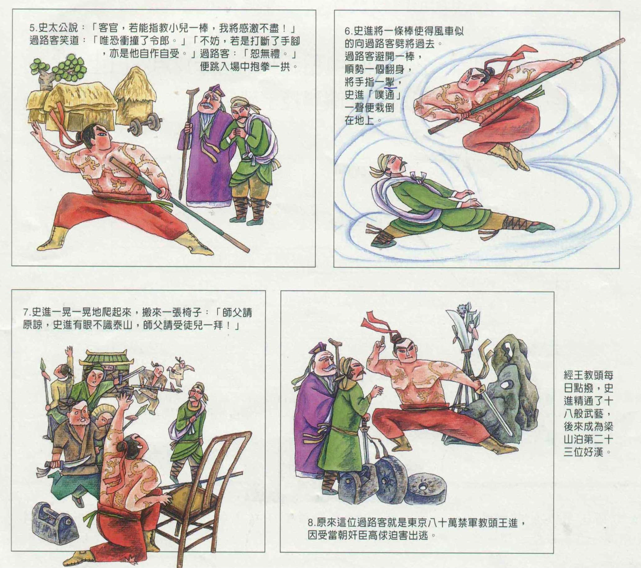 史進 中國古代經典之一－－水滸傳【九紋龍史進習武】 - 台灣光華雜誌