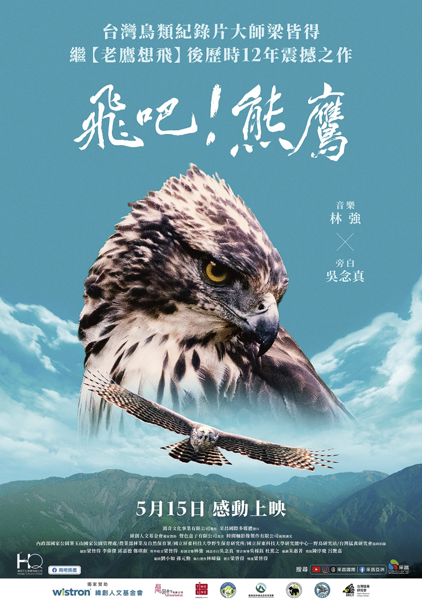 台灣珍稀猛禽現身大銀幕    